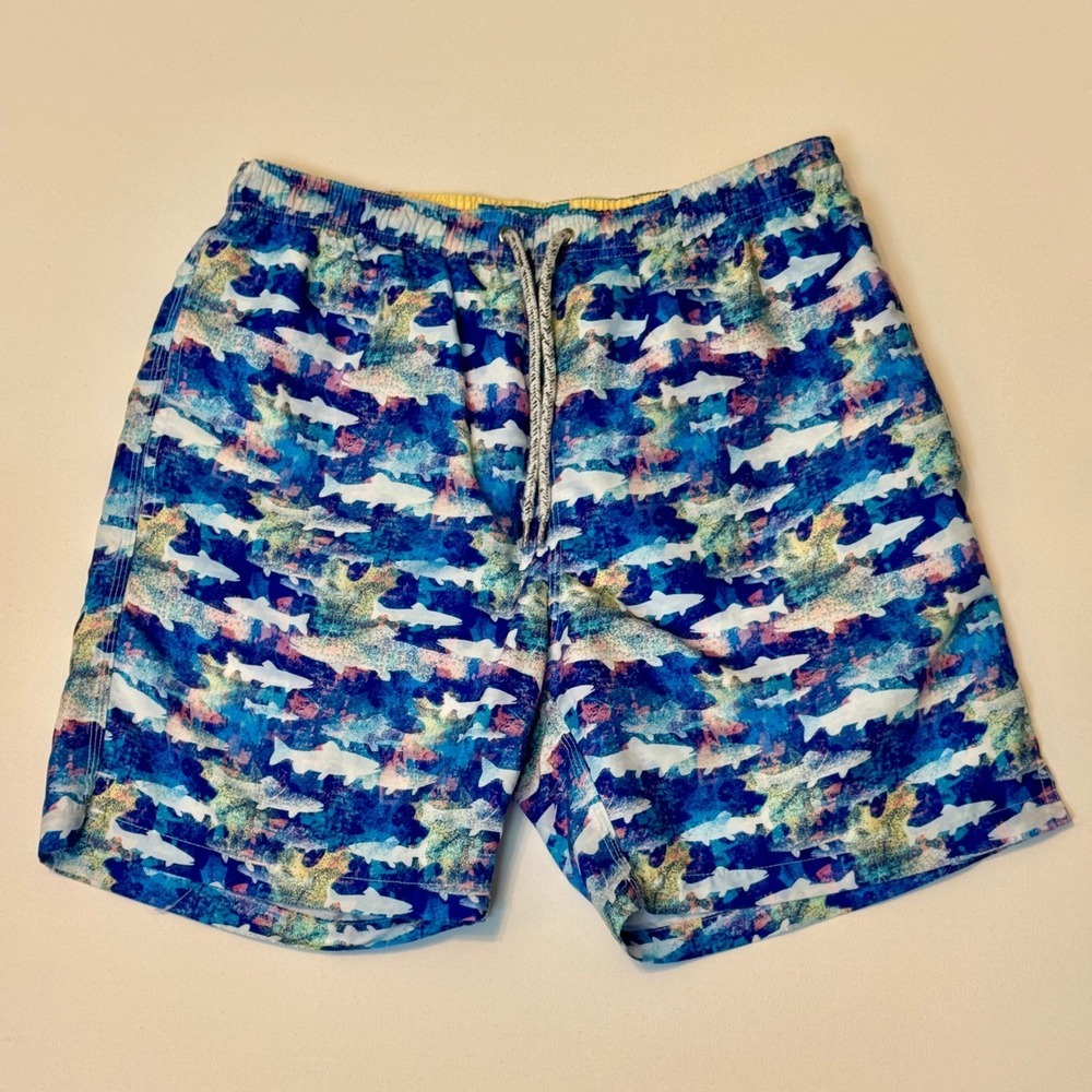 Michaels‎ Swim | Blue Shark | Men's Cyclist Liner Swim Trunks |Small SKU 370